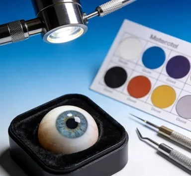 义眼片修复与保养